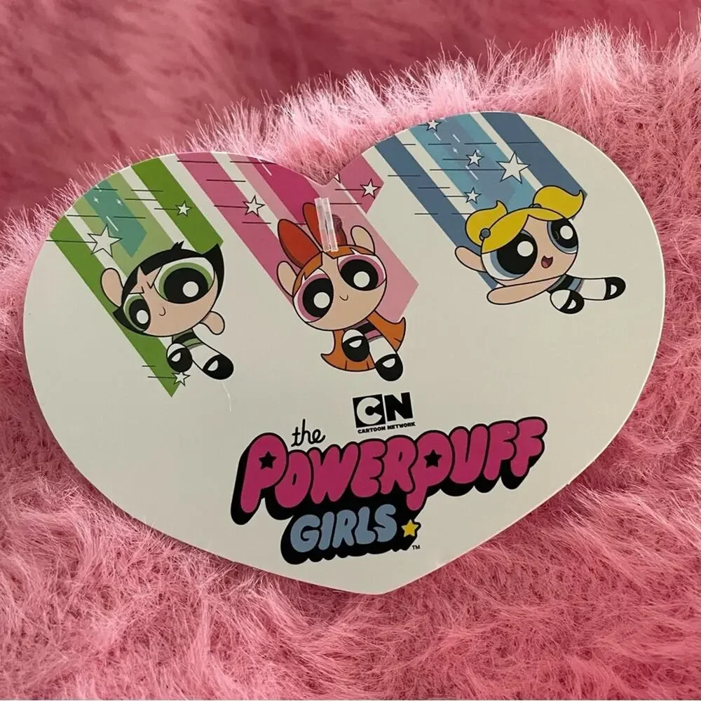 Cartoon Network NEW Limited Edition Rare Fuzzy Powerpuff Bucket Hat Pink - Picture 4 of 5